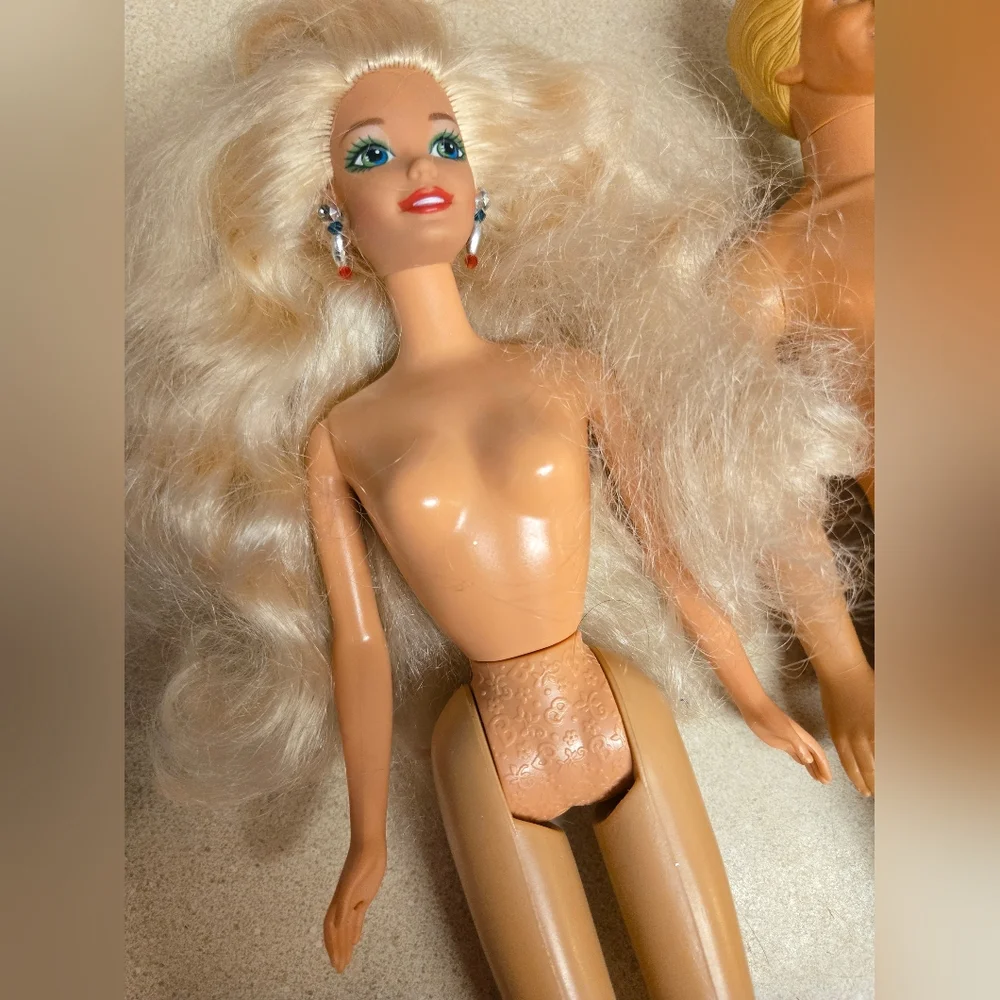 Bundle Of 2 Ken And Barbie Dolls